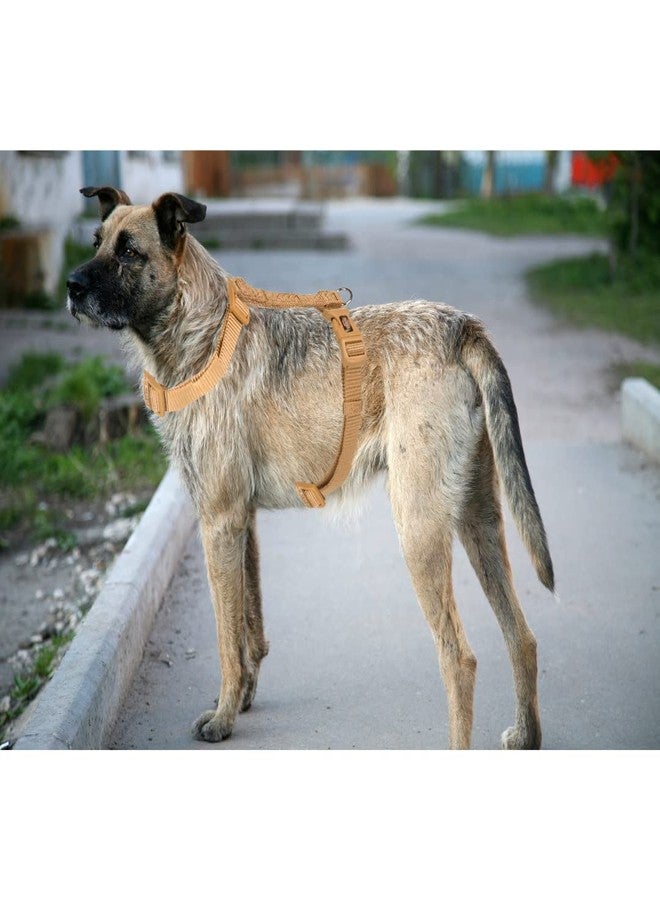 Trixie Premium Touring Harness for Dogs - Adjustable Fleece Padded No-Pull Dog Harness with Strong D-Ring, Lightweight Comfortable Walking Harness, Caramel (M-L) - Image 3